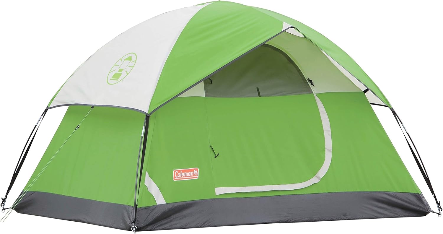 Coleman Sundome Camping Tent, 4-Person Dome Tent with Easy Setup, WeatherTec System, and Included Rainfly