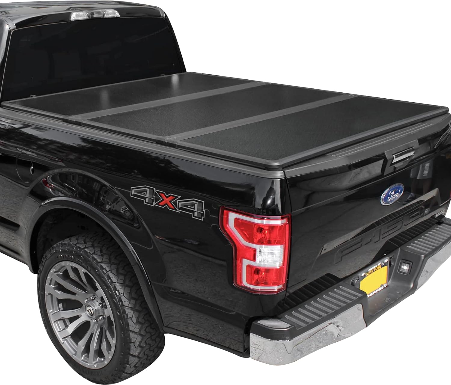 Tutel Hard Shell Folding Truck Bed Tonneau Cover|Fits 2015-2026 Ford F150 5'5&#34;Bed (66&#34;) - TULH016