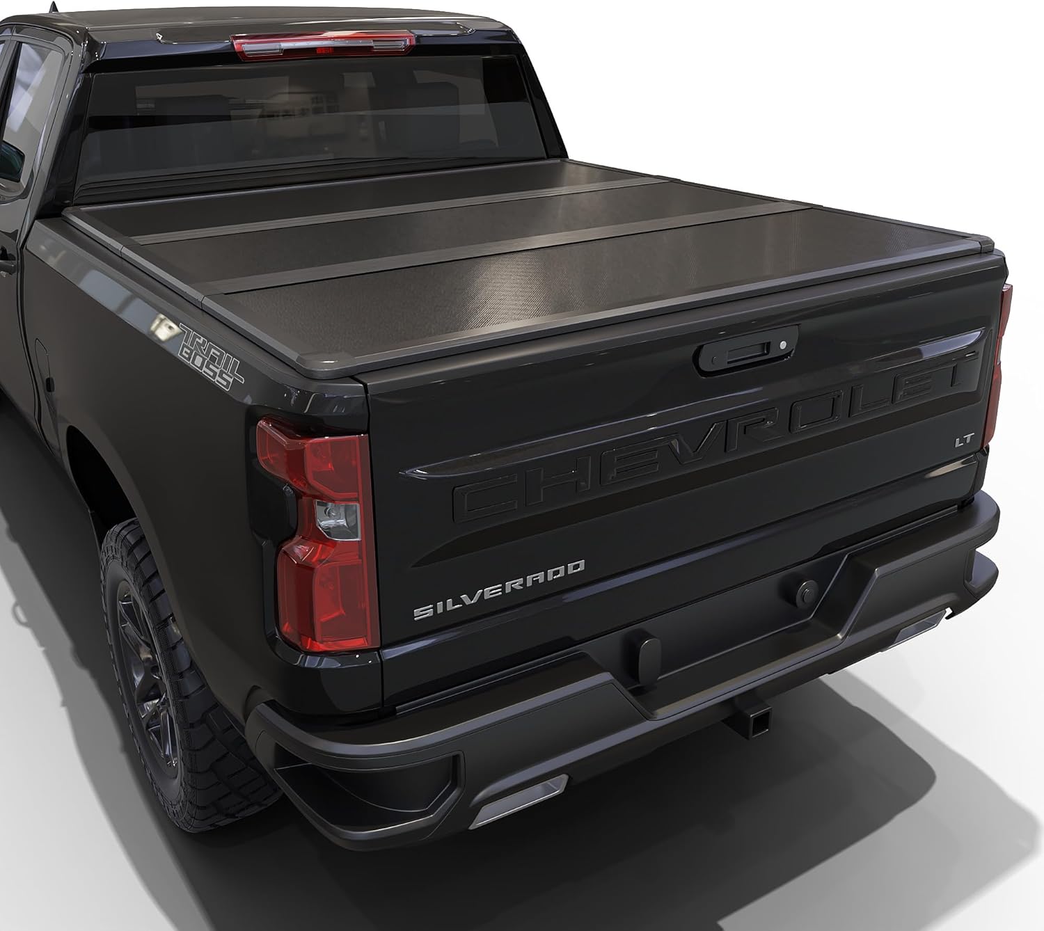 Hard Tri-Fold Truck Bed Tonneau Cover Compatible with 2007-2026 Chevy Silverado/GMC Sierra 1500 5.8ft Bed (69.6&#34;)