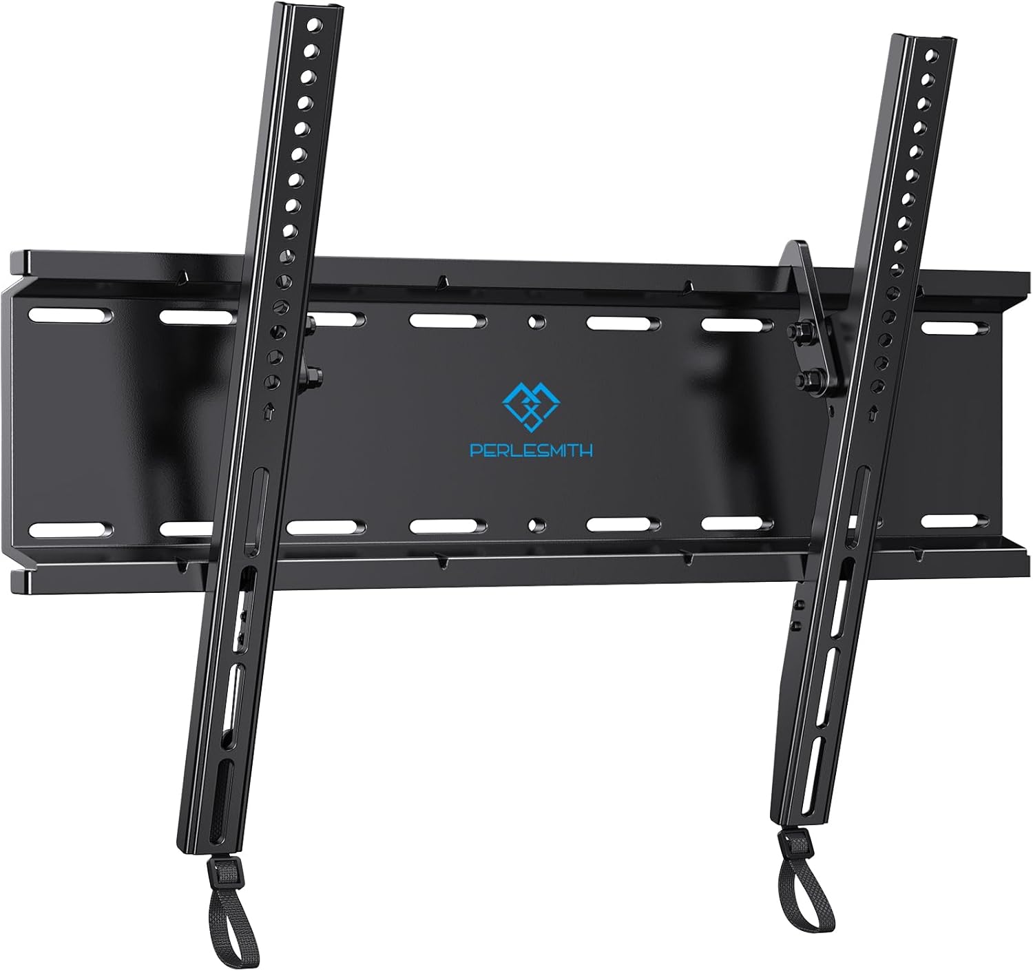 PERLESMITH Tilting TV Wall Mount Bracket Low Profile for Most 23-60 inch LED LCD OLED, Plasma Flat Screen TVs with VESA 400x400mm Weight up to 115lbs, Fits 16&#34; Wood Stud