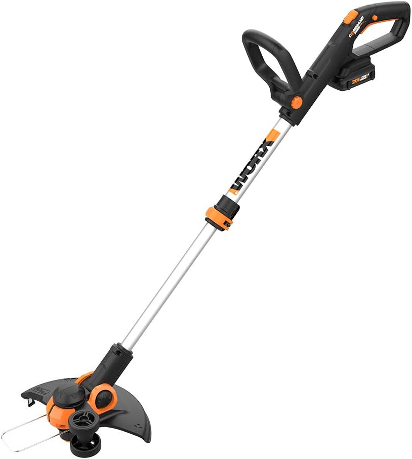 Worx String Trimmer Cordless GT3.0 20V PowerShare 12&#34; Edger & Weed Trimmer (2 Batteries & Charger Included) WG163