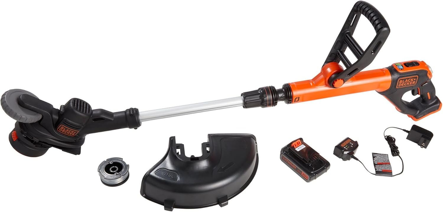 BLACK+DECKER 20V MAX String Trimmer/Edger, 12-Inch, Tool Only (LST221B)